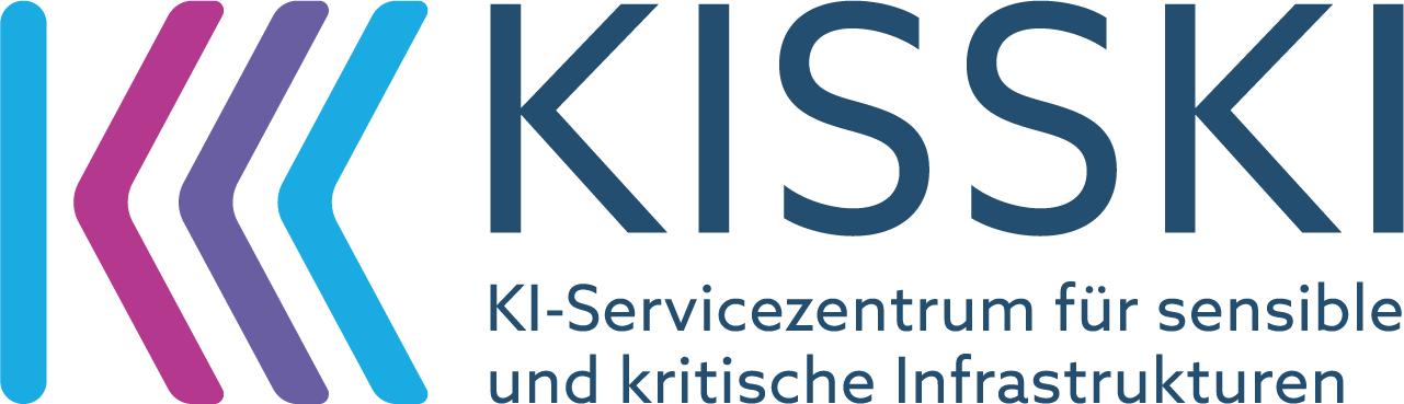 KISSKI (KI-Servicezentrum für sensible und kritische Infrastrukturen) logo featuring its symbol and wordmark.