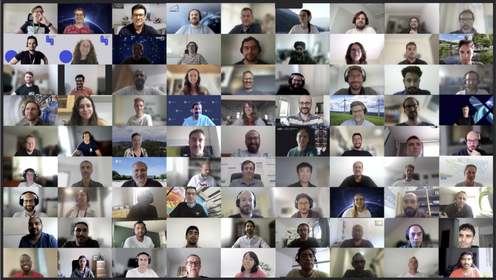 Gallery of participants’ faces during the virtual event.