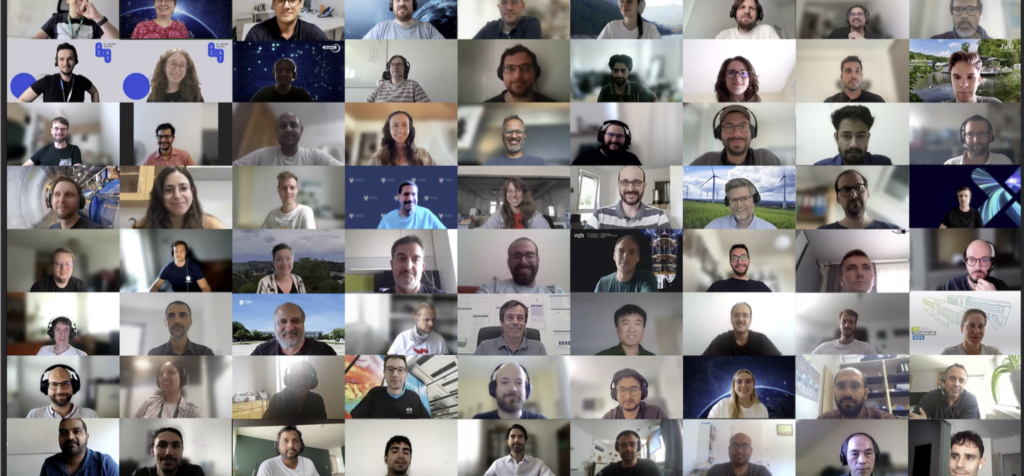 Gallery of participants’ faces during the virtual event.
