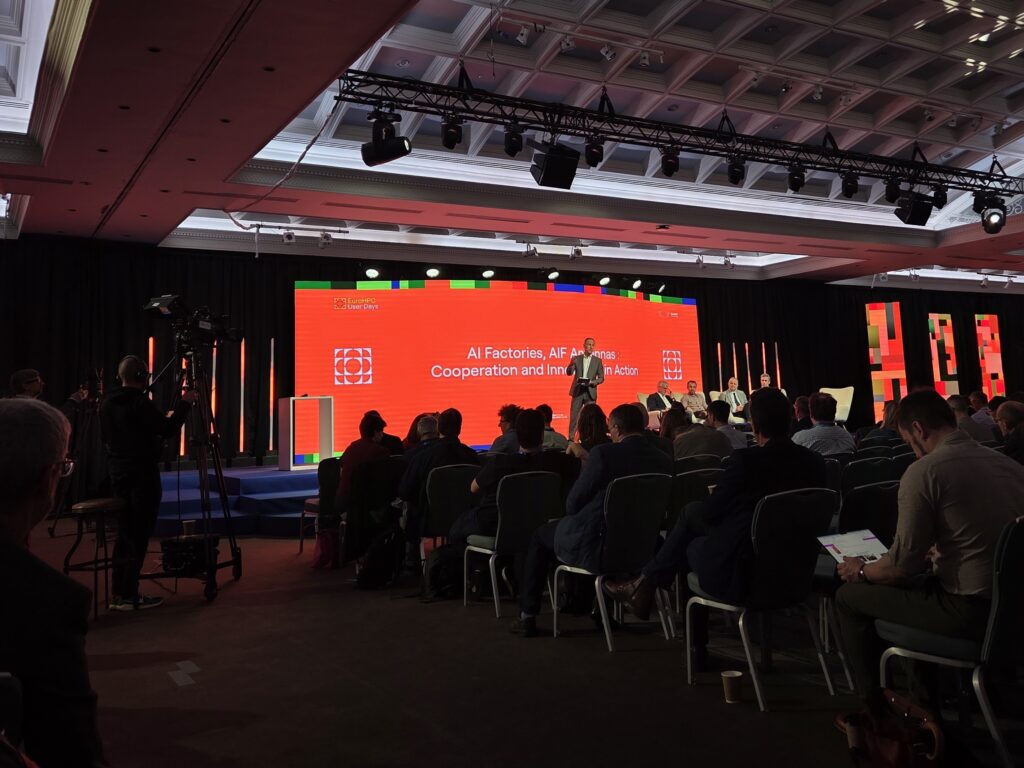Plenary session titled “AI Factories, AIF Antennas: Cooperation and Innovation in Action.”