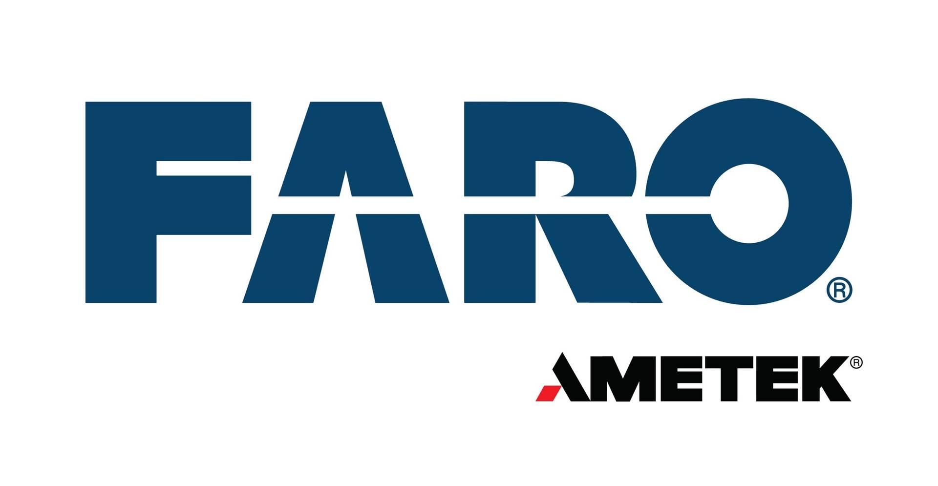 Logo for FARO Ametek.