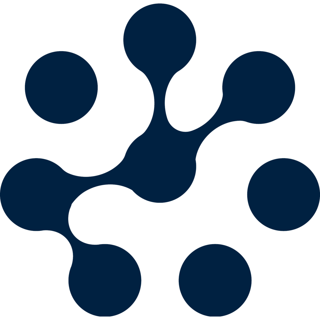Flinq-Logo which is made up of dots.
