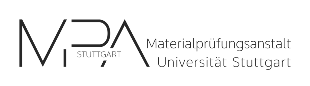 Logo for "MPA Materialprüfungsanstalt Universität Stuttgart"